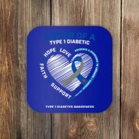 T1d Type 1 Diabetes Awareness Sister Of A Type 1 Diabetic Gift Coaster