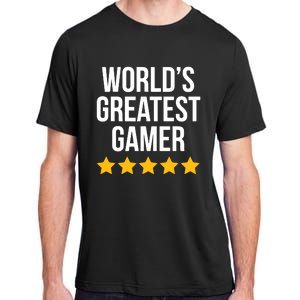 The Throne 2024 WorldS Greatest Gamer Adult ChromaSoft Performance T-Shirt