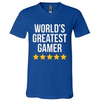 The Throne 2024 WorldS Greatest Gamer V-Neck T-Shirt