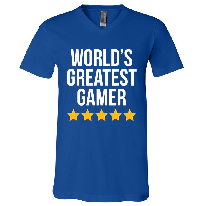 The Throne 2024 WorldS Greatest Gamer V-Neck T-Shirt