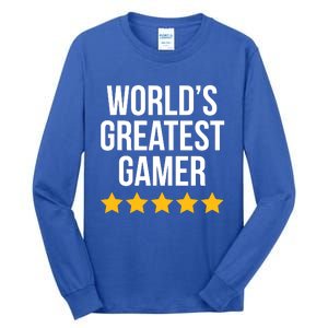 The Throne 2024 WorldS Greatest Gamer Tall Long Sleeve T-Shirt