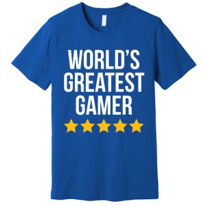 The Throne 2024 WorldS Greatest Gamer Premium T-Shirt