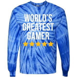 The Throne 2024 WorldS Greatest Gamer Tie-Dye Long Sleeve Shirt