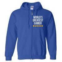 The Throne 2024 WorldS Greatest Gamer Full Zip Hoodie