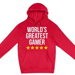 The Throne 2024 WorldS Greatest Gamer Premium Pullover Hoodie