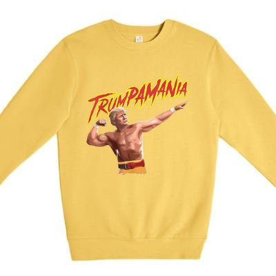 Trumpamania Trump 2024 Premium Crewneck Sweatshirt