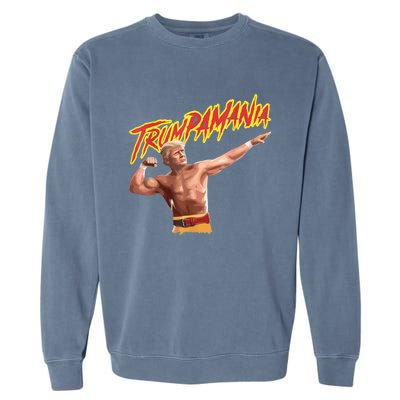 Trumpamania Trump 2024 Garment-Dyed Sweatshirt