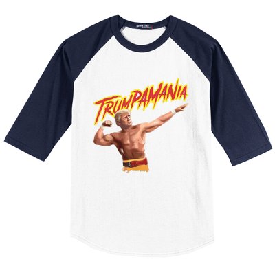 Trumpamania Trump 2024 Baseball Sleeve Shirt