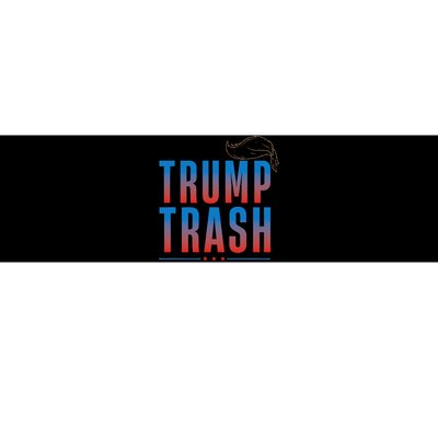 Trash Trump 2024 Grunge Garbage For Trump Bumper Sticker