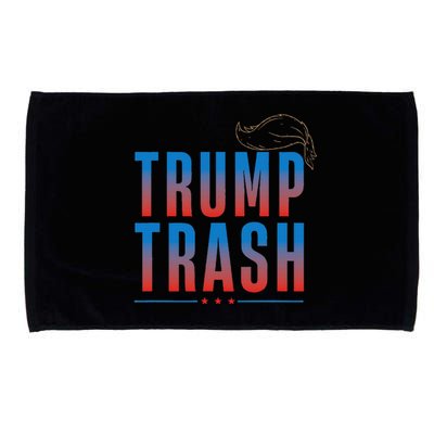 Trash Trump 2024 Grunge Garbage For Trump Microfiber Hand Towel