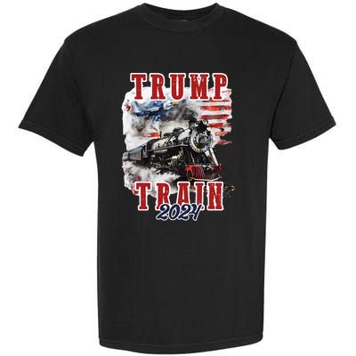 Trump Train 2024 Garment-Dyed Heavyweight T-Shirt