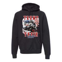 Trump Train 2024 Premium Hoodie