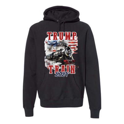 Trump Train 2024 Premium Hoodie