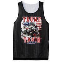 Trump Train 2024 Mesh Reversible Basketball Jersey Tank