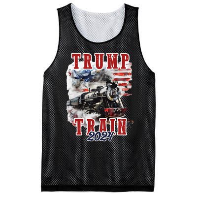 Trump Train 2024 Mesh Reversible Basketball Jersey Tank