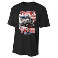 Trump Train 2024 Performance Sprint T-Shirt