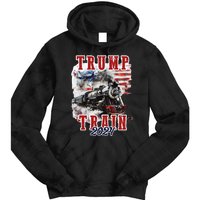 Trump Train 2024 Tie Dye Hoodie