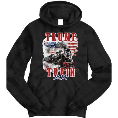 Trump Train 2024 Tie Dye Hoodie