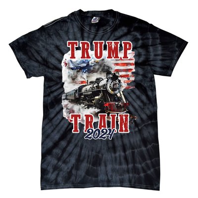 Trump Train 2024 Tie-Dye T-Shirt