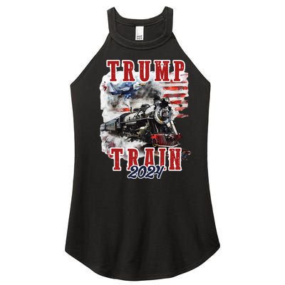 Trump Train 2024 Women’s Perfect Tri Rocker Tank