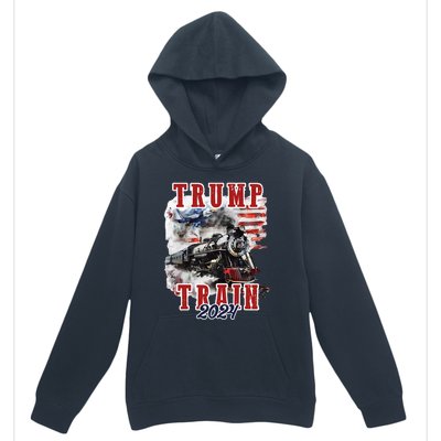 Trump Train 2024 Urban Pullover Hoodie