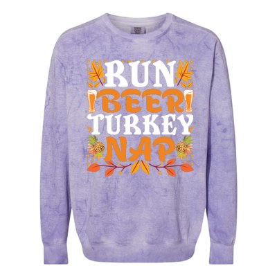 Turkey Trot 2024 Colorblast Crewneck Sweatshirt