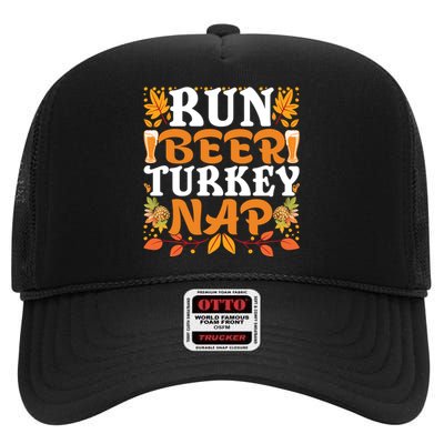 Turkey Trot 2024 High Crown Mesh Back Trucker Hat