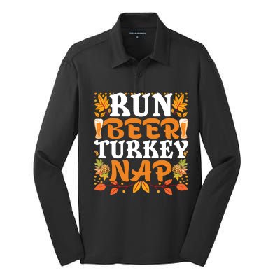 Turkey Trot 2024 Silk Touch Performance Long Sleeve Polo