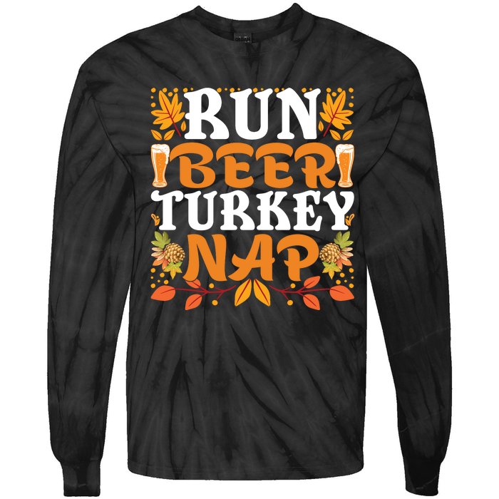 Turkey Trot 2024 Tie-Dye Long Sleeve Shirt