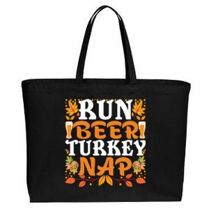 Turkey Trot 2024 Cotton Canvas Jumbo Tote