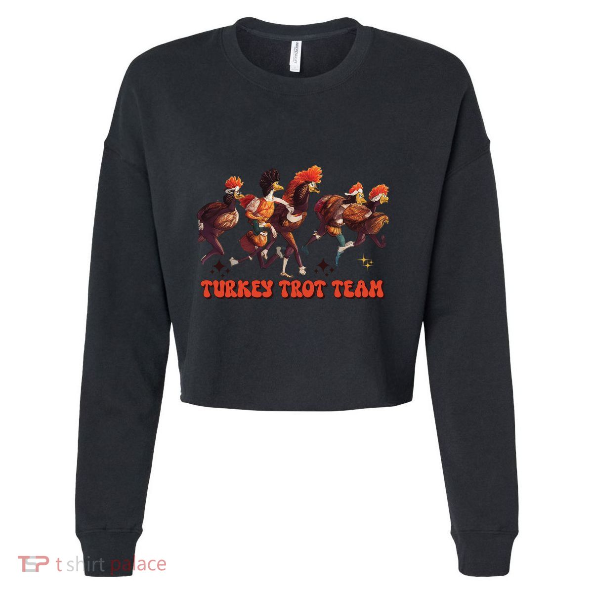 Turkey Trot 2024 Cropped Pullover Crew