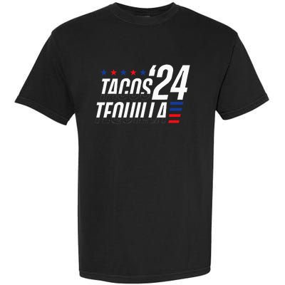 Tacos & Tequila 2024 Election Garment-Dyed Heavyweight T-Shirt