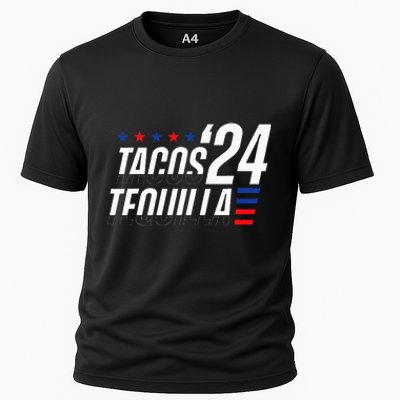 Tacos & Tequila 2024 Election Cooling Performance Crew T-Shirt