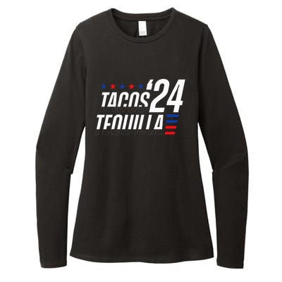 Tacos & Tequila 2024 Election Womens CVC Long Sleeve Shirt