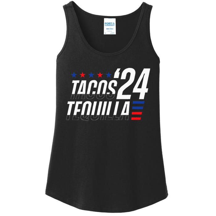 Tacos & Tequila 2024 Election Ladies Essential Tank