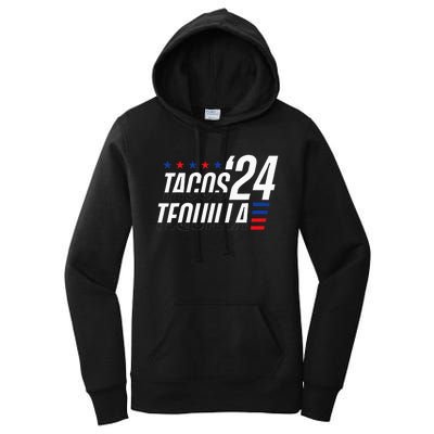 Tacos & Tequila 2024 Election Women's Pullover Hoodie