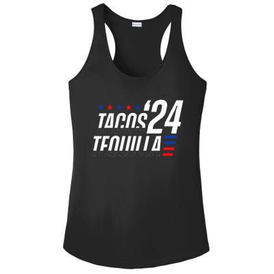 Tacos & Tequila 2024 Election Ladies PosiCharge Competitor Racerback Tank