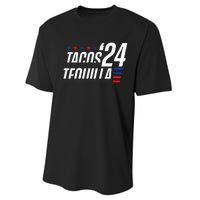 Tacos & Tequila 2024 Election Performance Sprint T-Shirt