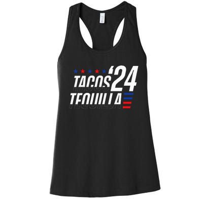 Tacos & Tequila 2024 Election Women's Racerback Tank