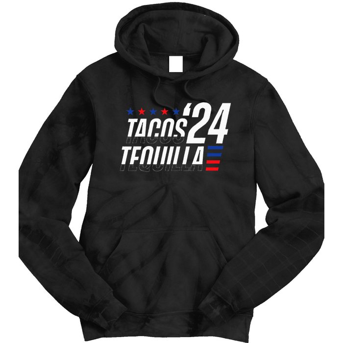 Tacos & Tequila 2024 Election Tie Dye Hoodie