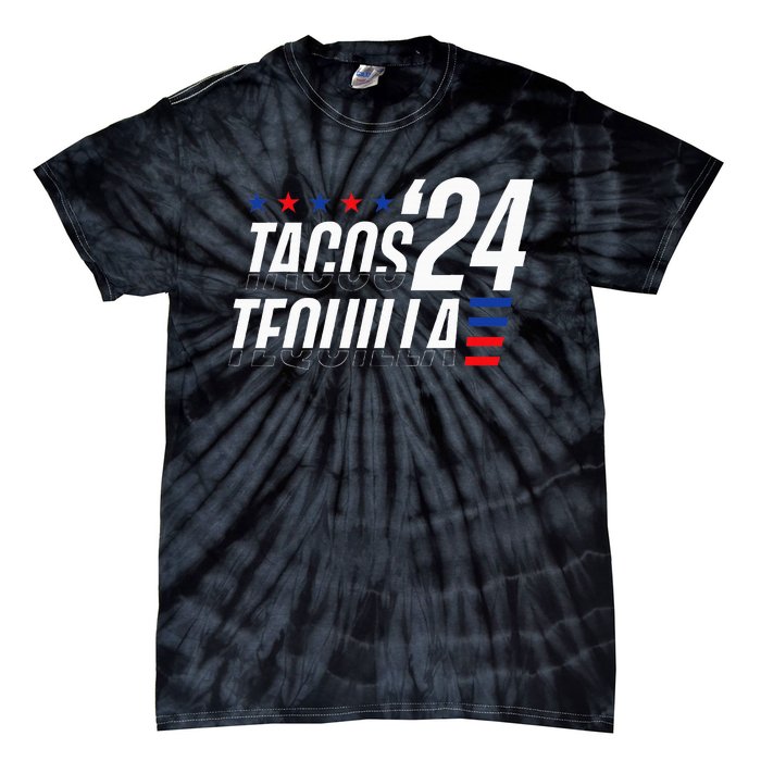 Tacos & Tequila 2024 Election Tie-Dye T-Shirt