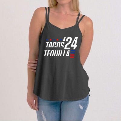 Tacos & Tequila 2024 Election Women's Strappy Tank