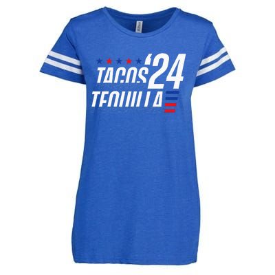 Tacos & Tequila 2024 Election Enza Ladies Jersey Football T-Shirt