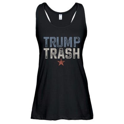 Trump Trash 2024 Grunge Vintage Garbage For Trump Ladies Essential Flowy Tank