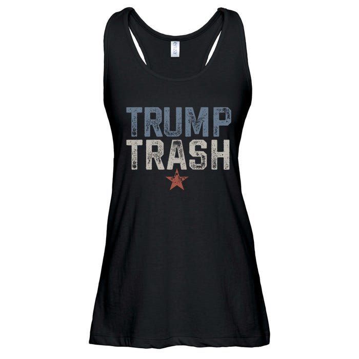 Trump Trash 2024 Grunge Vintage Garbage For Trump Ladies Essential Flowy Tank