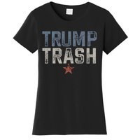 Trump Trash 2024 Grunge Vintage Garbage For Trump Women's T-Shirt