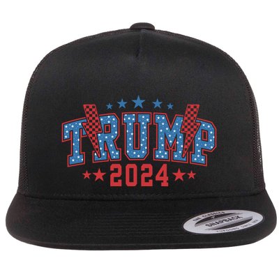 Thunder Trump 2024 Graphic Flatbill Hat