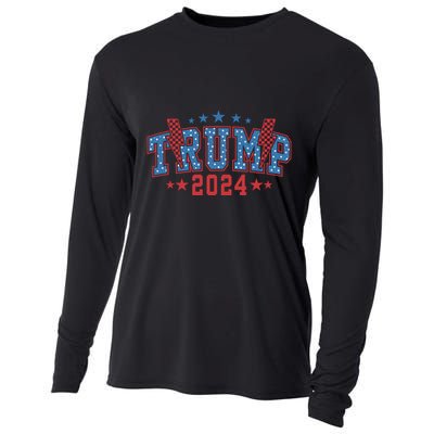 Thunder Trump 2024 Graphic Cooling Performance Long Sleeve Crew