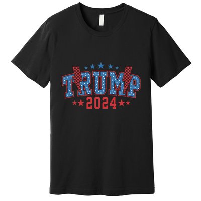 Thunder Trump 2024 Graphic Premium T-Shirt