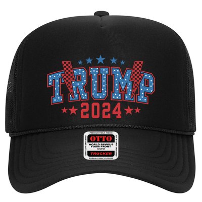Thunder Trump 2024 Graphic Trucker Hat